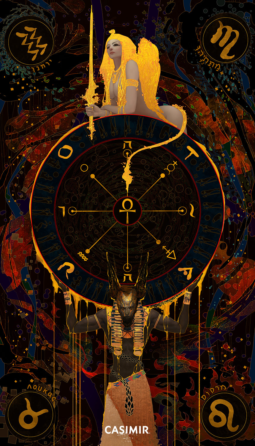 X 命運之輪｜Wheel of Fortune｜CASIMIR｜版畫
