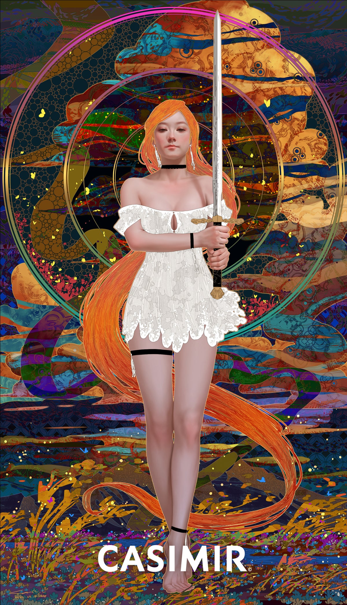 寶劍侍者｜Page of Swords｜CASIMIR｜版畫