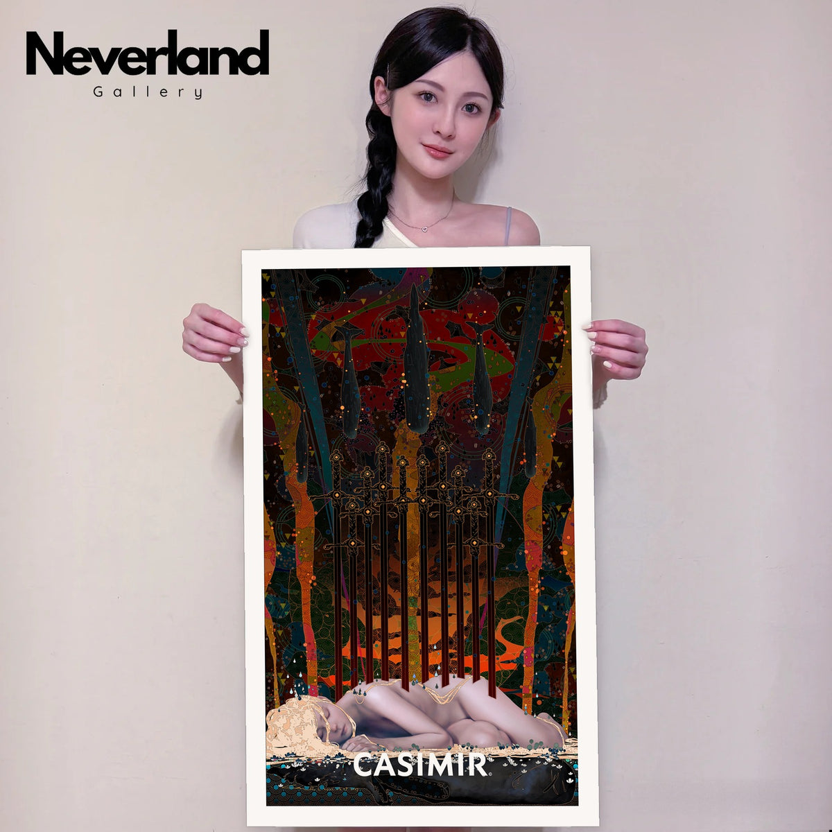 寶劍十｜CASIMIR｜版畫・實體手持示意