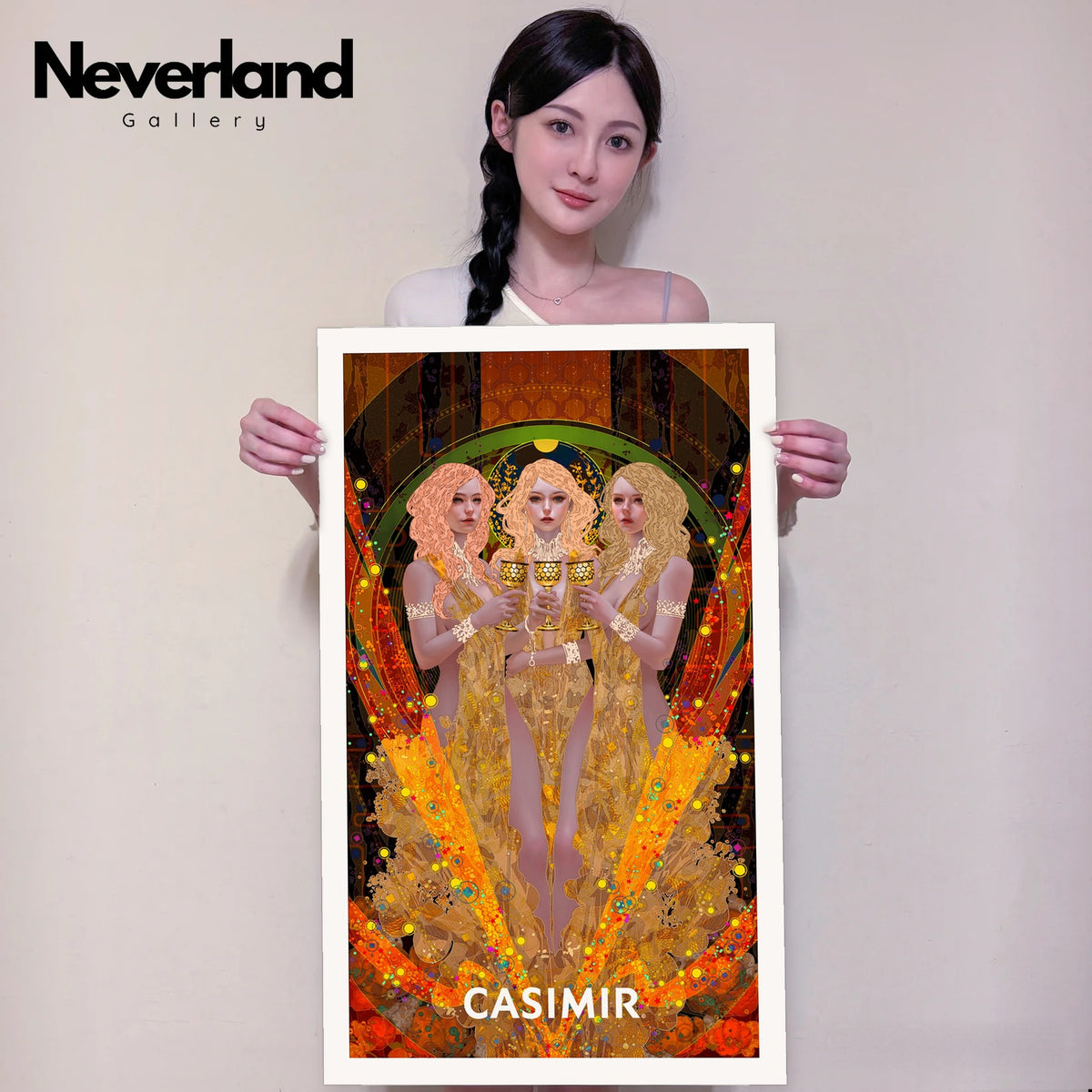 聖杯三｜CASIMIR｜版畫・實體手持示意
