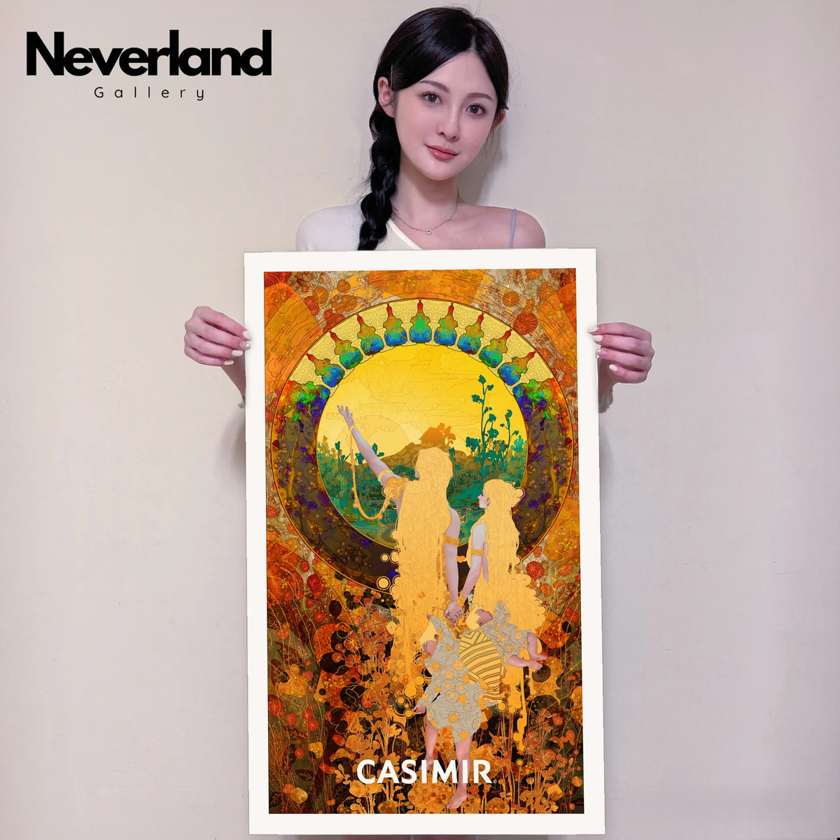聖杯十｜CASIMIR｜版畫・實體手持示意