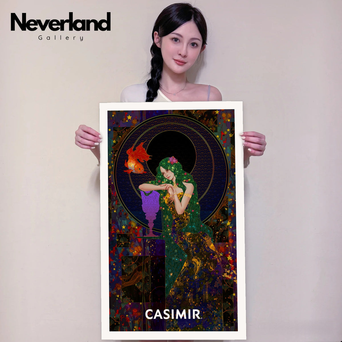 聖杯侍者｜CASIMIR｜版畫・實體手持示意