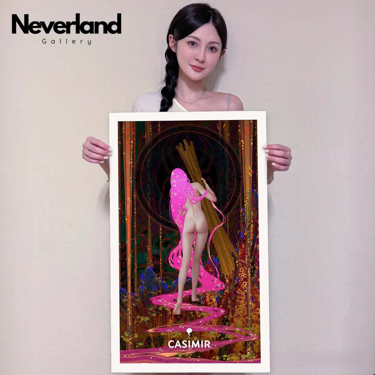 權杖十｜CASIMIR｜版畫・實體手持示意