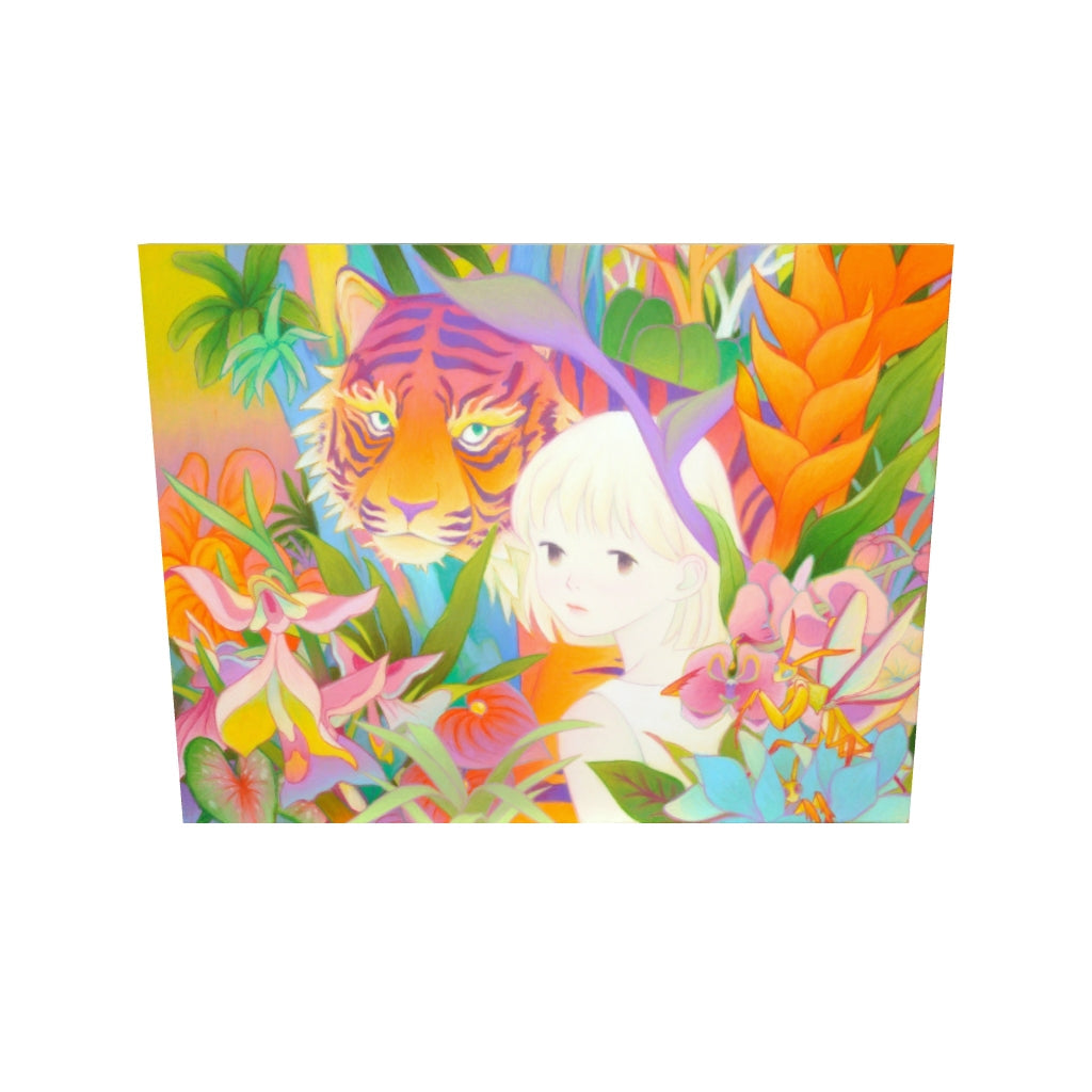 森林中的女孩｜羽佳｜3D 模型（可轉動、縮放）